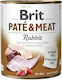 Brit Paté & Meat Nassfutter mit Kaninchen 1 x 800g