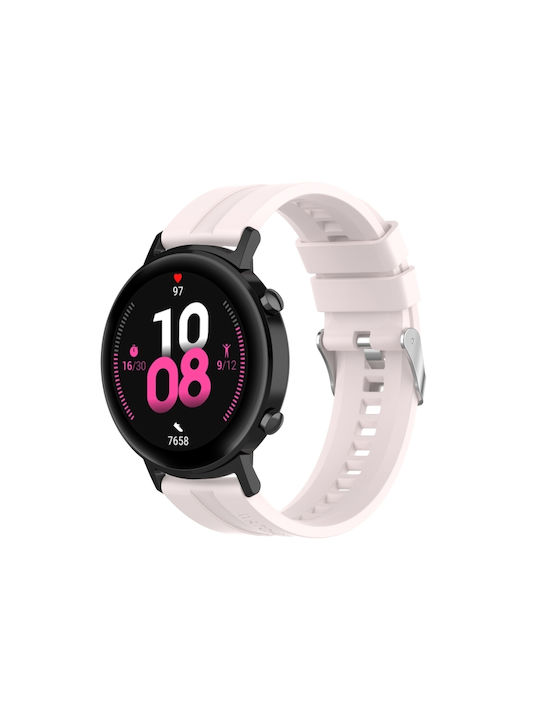 Λουράκι Σιλικόνης Sand Pink (Galaxy Watch 3 (41mm) / Vivoactive 3 / Amazfit Bip / Galaxy Watch 4)