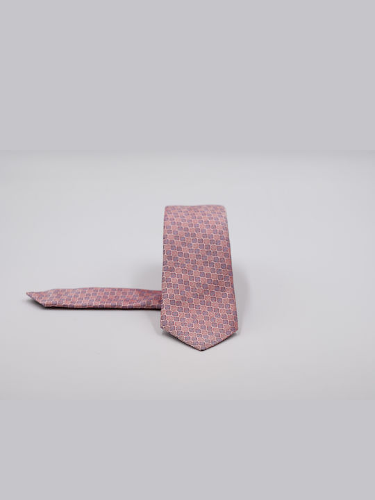Guy Laroche Herren Krawatte Seide Gedruckt in Rosa Farbe