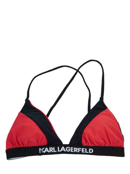 Karl Lagerfeld Bikini Τριγωνάκι Κόκκινο