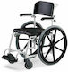 Meyra McWet Αναπηρικό Αμαξίδιο Μπάνιου Mobile Shower Chair & Commode 43cm Μαύρο