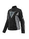 Dainese Veloce D-Dry Lady Iarnă Femeiesc Jachetă de Motocicletă Impermeabil Black/Charcoal-Gray/White