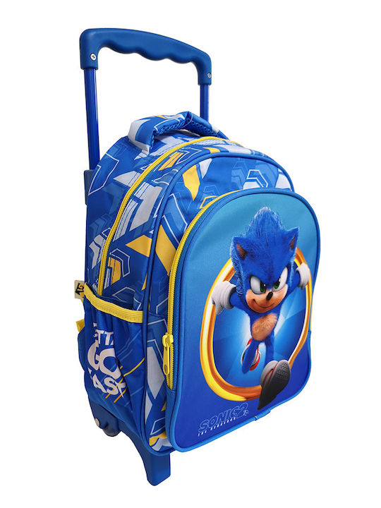 Gim Sonic Schulranzen Trolley Kindergarten in Hellblau Farbe