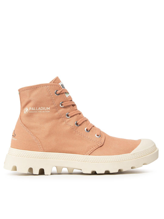 Palladium Pampa Hi Organic II Damen Stiefel Rosa