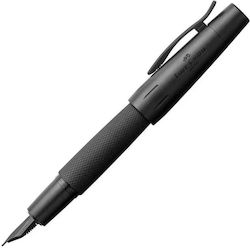 Faber-Castell E Motion Pure Writing Pen Medium Black made of Aluminum