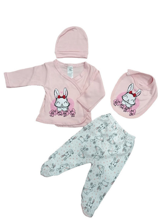 Kinder Baby Set For Girl Pink - Pink