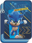 Gim Sonic Penar Plin cu 2 Compartimente Albastru