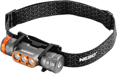 Nebo Rechargeable Headlamp LED Waterproof IPX7 with Maximum Brightness 1500lm Transcend 1500