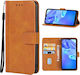 TCL Back Cover Leather Magnetic Brown (TCL 305, 30 SE, 306 & Sharp Aquos V6, V6 Plus)