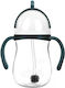 Akuku Baby Cup with Handles and Straw made of Plastic Blue 280ml