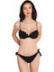 Bikini Set Push Up Navy Blue