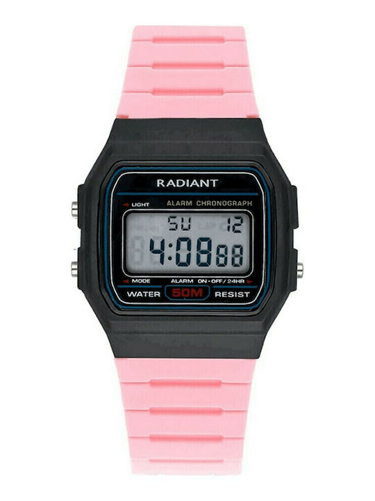 Radiant Digital Damen Uhr Chronograph mit Rosa ...