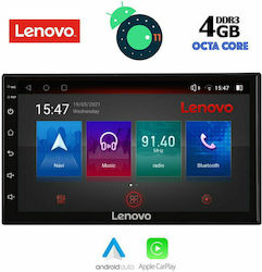 Lenovo Car-Audiosystem 2DIN (Bluetooth/USB/AUX/WiFi/GPS/Apple-Carplay) mit Touchscreen 7"