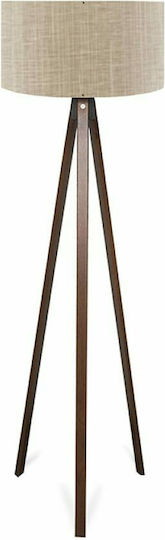 Pakketo PWL-1059 Lampa de podea Î140xL38cm. cu Soclu pentru Bec E27 Bej