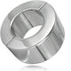 Dream Love Metal Hard Stainless Steel Testicle Cockring Cock Ring Hoden Metallisch Silber