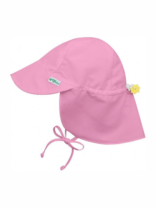 I-Play Παιδικό Καπέλο Bucket Υφασμάτινο Αντηλιακό Ροζ