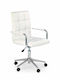 Desk Chair Ozon with Armrests White 45x41x110cm