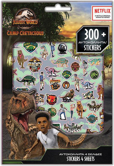 Exas Paper Jurassic World Aufkleber 300Stücke