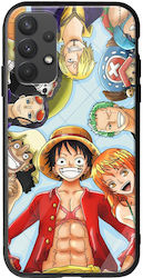 One Piece Samsung Galaxy A32 4G Rillen TPU (Gehärtetes Glas und TPU)