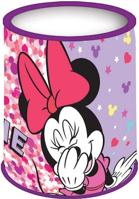 Metal Pencil Case Minnie Mouse Κορίτσι 10x10x10cm.