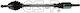 GSP Half Axle Right for Peugeot 106