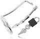 Dream Love Metal Hard Chastity Cock Ring Urethral Expander in Gray Color