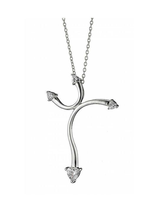 Oxzen Cross from Silver with Chain