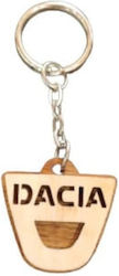 Dacia Handmade Dacia Wooden Keychain
