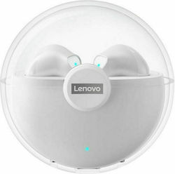 Lenovo LP80 In-ear Bluetooth Handsfree Headphone Sweat Resistant and Charging Case White