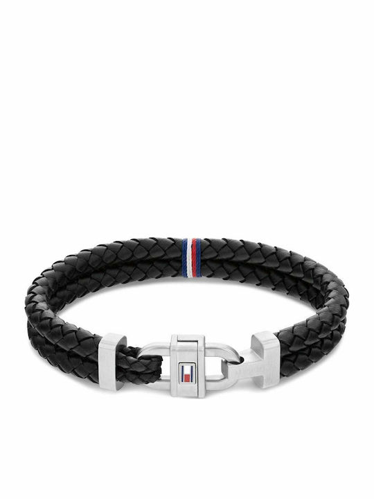 Tommy Hilfiger Men's Leather Bracelet 19cm