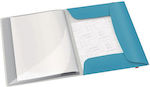 Leitz Folder with Ears for Paper A4 Blue Display Book Cosy Mobile