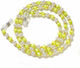 Hurtel Color Beads Αλυσίδα Γυαλιών Κίτρινη