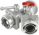 Mar-Pol Fire Sprinkler Stop Valve with 3" Inlet and 2" Outlets