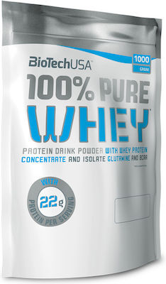 Biotech USA 100% Pure Whey Proteină din zer Gluten Free cu aromă de Caramel sărat 454gr