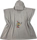 Astron Italy Kinder Strandponcho Gray 110 x 55cm.