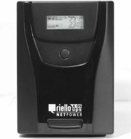 Riello NPW 800 UPS Line-Interactive 800VA 480W με 4 IEC Πρίζες
