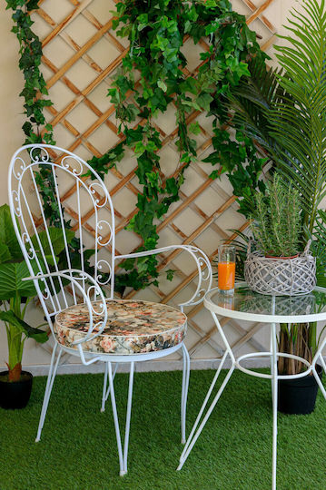 Be Comfy Wasserdichtes Gartenstuhlkissen Titian Rund Orange 43x43cm