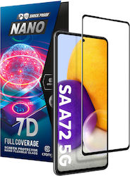 Crong 7D Nano Flexible 0.3mm Μαύρο (Galaxy A72)