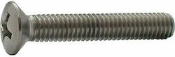 Machine Screw Phillips Inox DIN 966 with Diameter M4 and Length 8mm