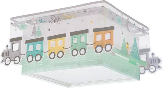 Ango Night Train Einfaches Licht Kinderdeckenleuchte Deckenleuchte montieren 15W mit Fassung E27 Mehrfarbig 37.5x16.5cm