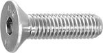 Allen Screw Inox DIN 7991 with Diameter M6 and Length 20mm