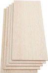 Timber sheets Balsa 10x100 cm 3 mm