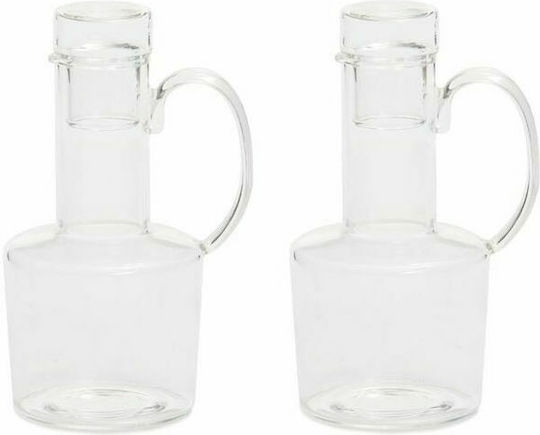 Andrea House Öl- & Essigspender-Set Glas mit Ausgießer 180ml