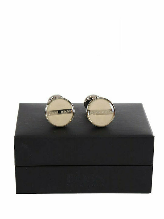 BOSS CUFFLINKS NORBERTO WHITE