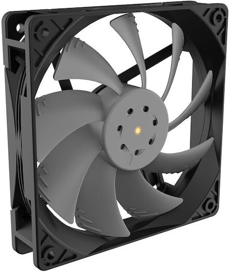 Akasa Otto SC12 Gehäuselüfter 120mm mit Verbindung 4-Pin PWM 1Stück Schwarz