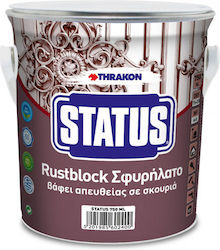 Status Χρώμα Αντισκωριακό Rustblock 0.75lt 403 Σφυρήλατο