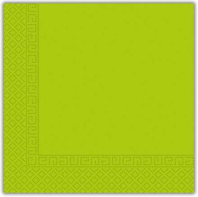 NAPKINS X20 33CM PARTY (LIGHT GREEN)