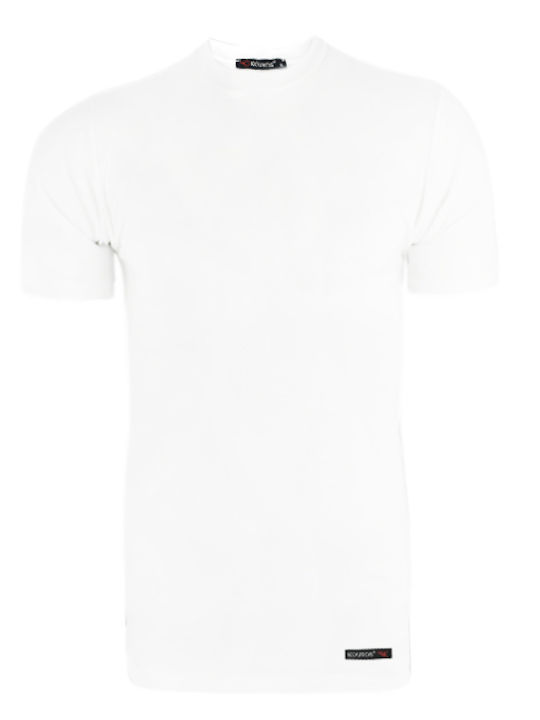 Men's Short Sleeve Undershirt White