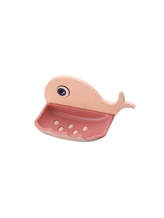 Family 94874-4 Wandmontiert Seifenschale Kunststoff Rosa