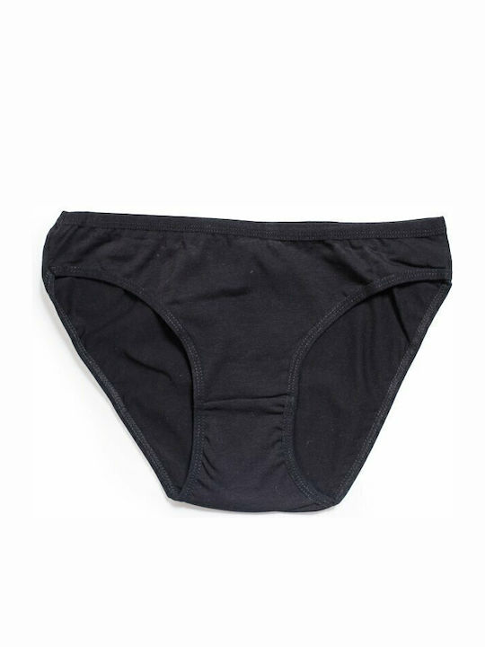 Comfort Βαμβακερό Γυναικείο Slip Μαύρο